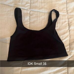 Black Crop Top
